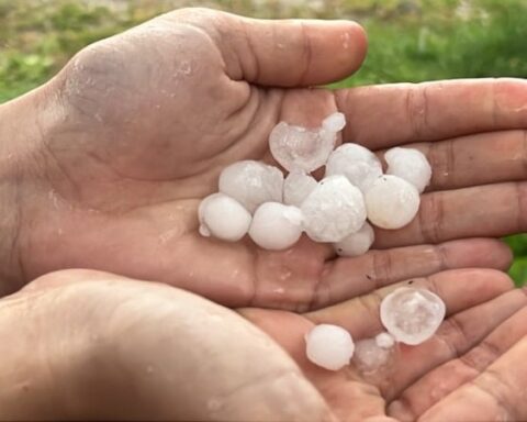 Hatay'da Dolu Yağışı Panik Yarattı, Vatandaşlar Korunmaya Çalıştı