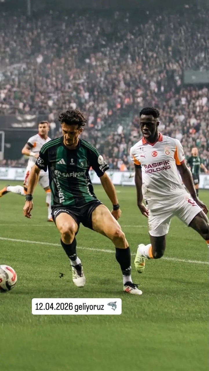 Kocaelisporlu futbolcudan Galatasaray maçı için dikkat çeken paylaşım