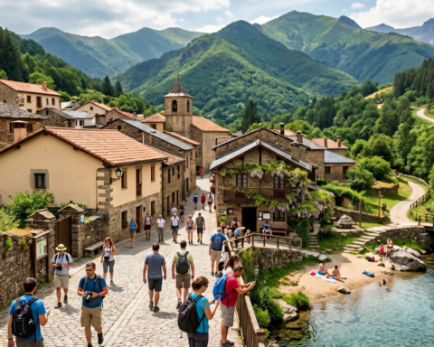 Küçük İspanyol Köyü, Modern Altyapısıyla Turistleri Cezbetmeye Başladı