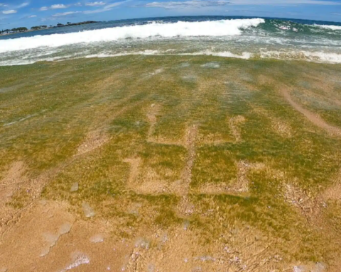 Kumların Altında Gizli Kalmış 1000 Yıllık Kaya Oymaları Gün Yüzüne Çıktı
