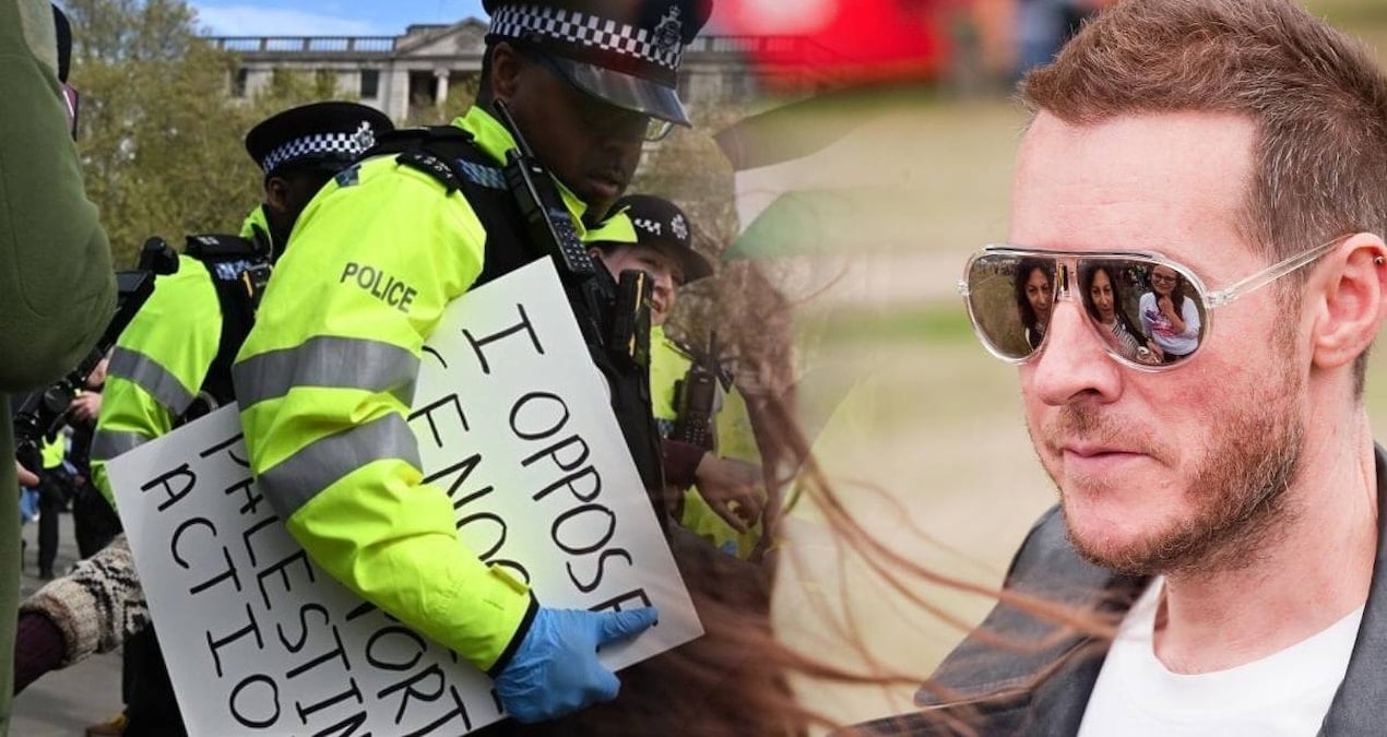 Massive Attack Solisti Robert Del Naja, Londra'daki Filistin Protestosunda Gözaltına Alındı