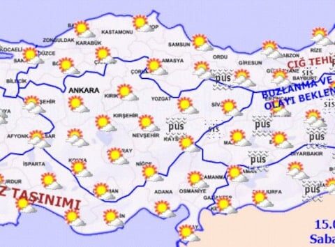 Meteoroloji: Sıcaklık Artışı ve Toz Taşınımı Bekleniyor