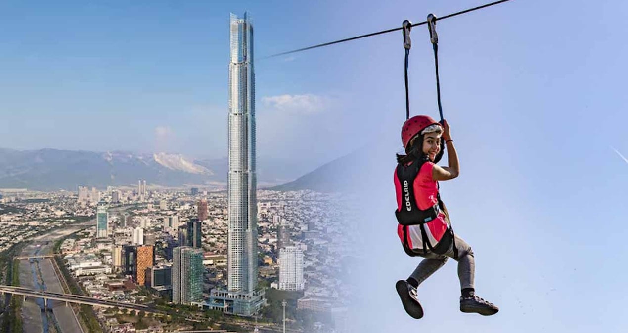 Monterrey'de Yükselen 484 Metrelik Torre Rise, Latin Amerika’nın En Yüksek Binası Oluyor