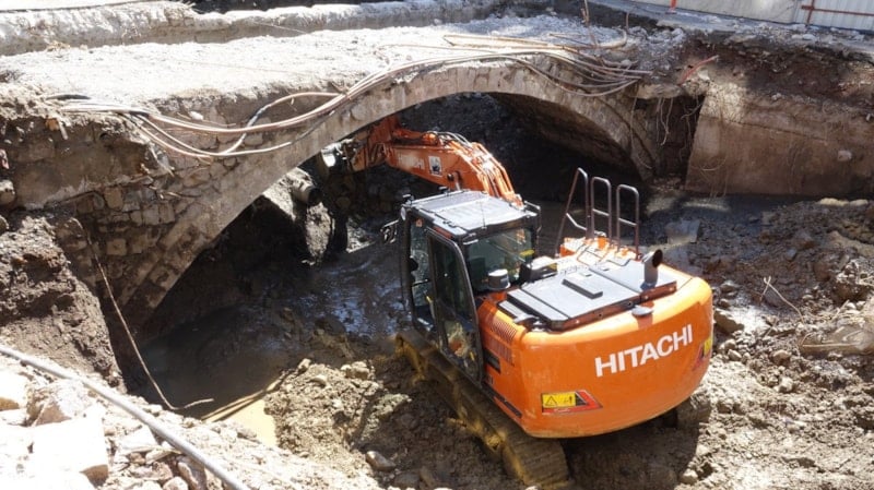 Rize’de 200 Yıllık Tarihi Kemer Köprü Yeniden Gün Yüzüne Çıktı