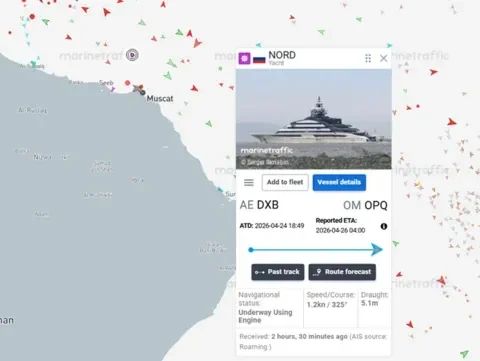 Rus Mega Yatı Hürmüz Boğazı’nı Geçti, İran Gerilimi Sürüyor