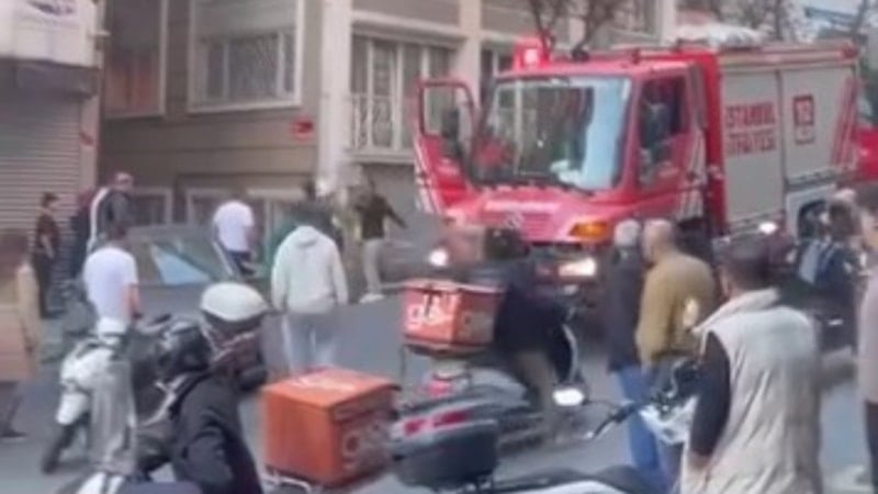 Şişli'deki Otelde Yangın: 6 Kişi Kurtarıldı, 1 Kişi Dumandan Etkilendi