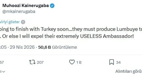 Uganda'nın Türkiye'ye Yönelik Tehditleri ve İade Talepleri Artıyor