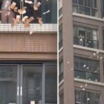 Yaşlı Kadın, Pencereden Para Saçtı: Sokakta İzdiham Yarattı