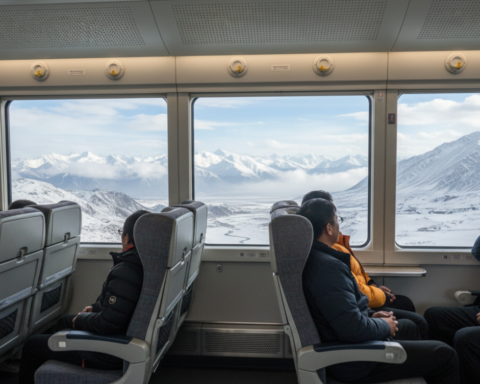 Yüksek irtifada oksijen desteğiyle seyahat eden dünyanın en yüksek tren hattı