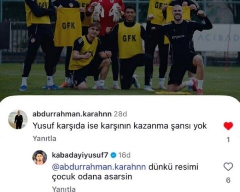 Yusuf Kabadayı, Taraftarla Sosyal Medyada Tartışma Yaşadı