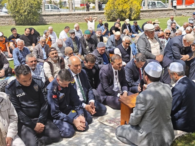 Aksaray'da Bereket İçin Şükür Duası Yapıldı