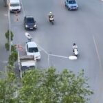 Aydın'da Polisten Kaçan Genç Motosiklet Sürücüsü Kaza Sonrası Ağladı
