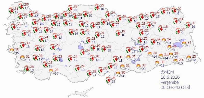 Bahar Yağmurları Devam Ediyor: Sıcaklık Artışı Bekleniyor