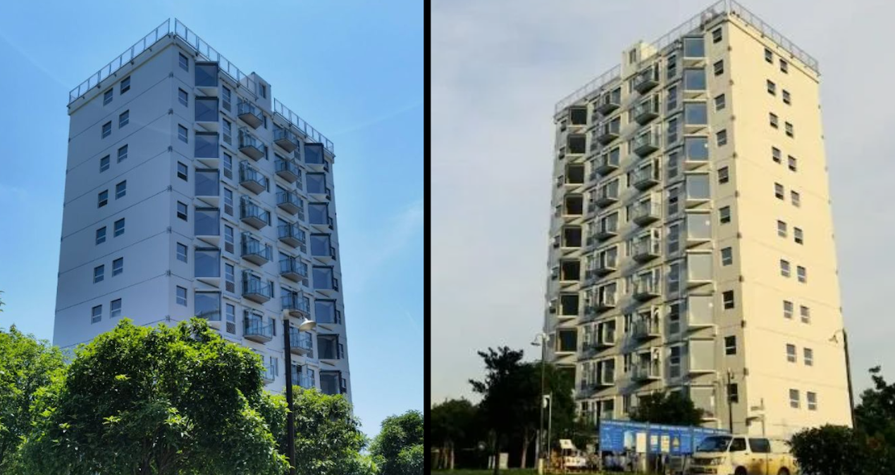 Çin, 28 Saatte 10 Katlı Bina İnşaatını Tamamladı