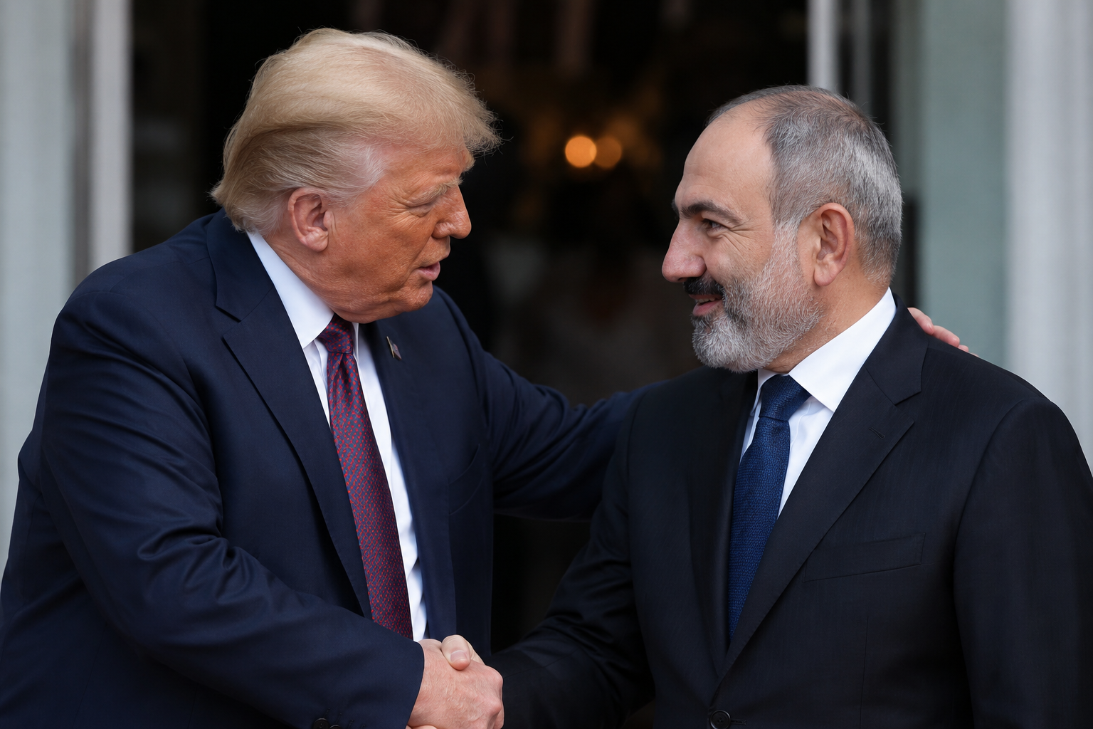 Trump, Ermenistan Başbakanı Paşinyan’ı ‘büyük dost’ olarak nitelendirdi ve partisine oy istedi