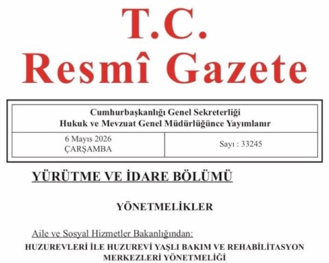 Huzurevleri Yönetmeliği Resmi Gazete'de Yayımlandı, Yaşlı Bakım Hizmetleri Geliştirilecek