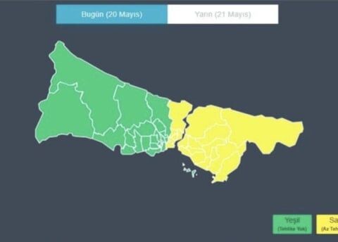 İstanbul Valiliği'nden Kuvvetli Gök Gürültülü Sağanak Uyarısı