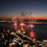 İstanbul'da Havai Fişek Gösterisiyle Kutlama Coşkusu Yaşandı