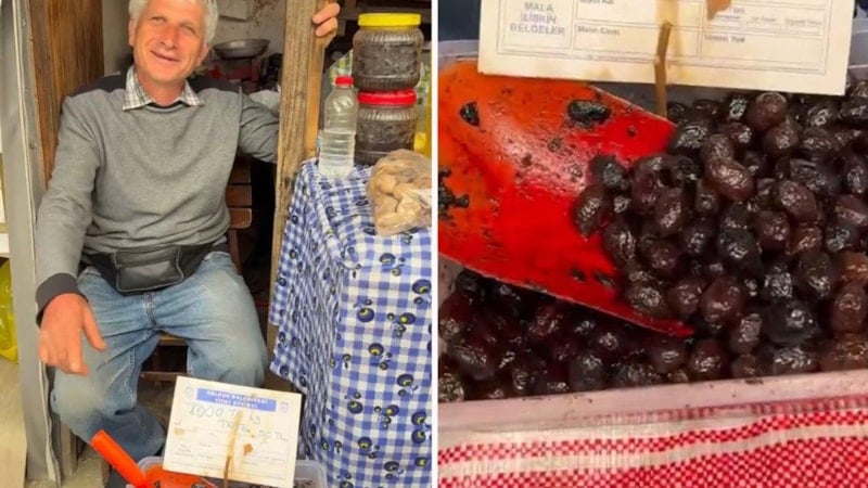 İzmir'deki Zeytin Pazarı, Fiyatlarıyla Ziyaretçileri Şaşırttı