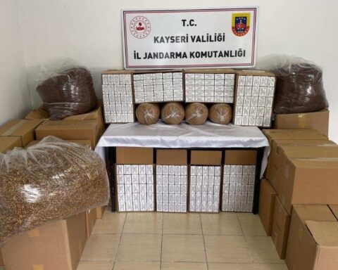 Kayseri'de 200 Kilogram Kaçak Tütün Ele Geçirildi