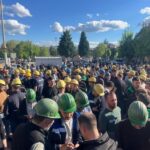 Kütahya'da Maden İşçileri, Maaş Farkları İçin Protesto Düzenledi