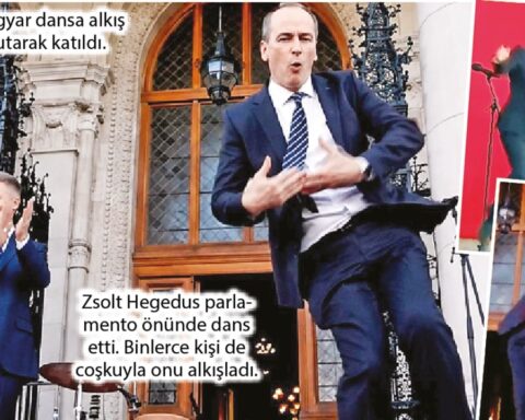 Macaristan'da Yeni Dönem Kutlaması: Parlamento Önünde Eğlenceli Anlar