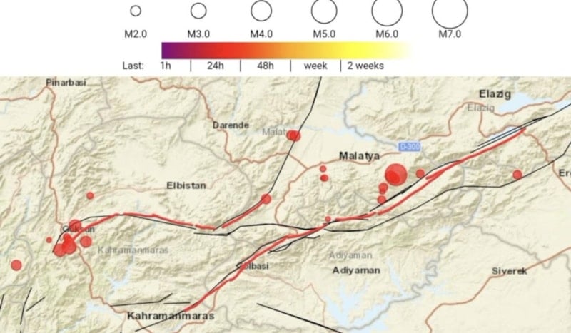 Malatya Battalgazi'de 5.6 büyüklüğünde deprem beklentisi ve bölgedeki stres durumu