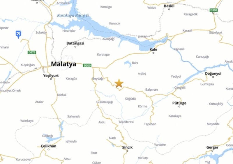 Malatya'da 5.6 Büyüklüğünde Deprem Gerçekleşti, Çevre İllerden De Hissedildi