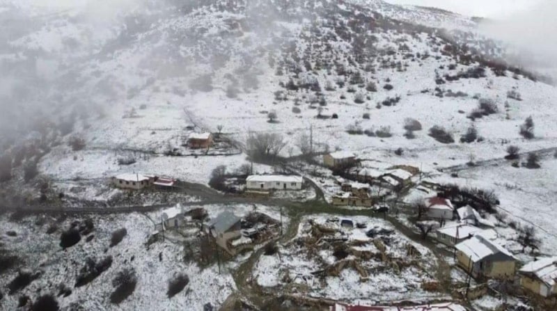 Mayıs'ta Erzincan'a geri dönen kış manzaraları ve kar yağışı