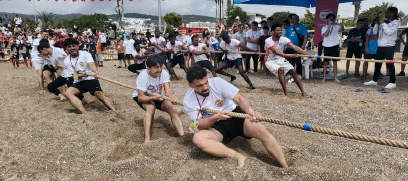 Mersin’de Uluslararası Halat Çekme Turnuvası: 14 Ülkeden 220 Sporcu Yarıştı