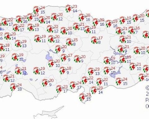 Meteoroloji'den 21 İle Gök Gürültülü Sağanak Uyarısı Bekleniyor