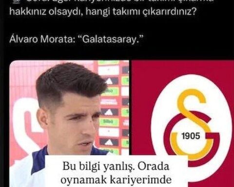 Morata, Fenerbahçeli Hesap Tarafından Yalanlanan Bilgileri Düzeltirken Galatasaray’a Övgüde Bulundu