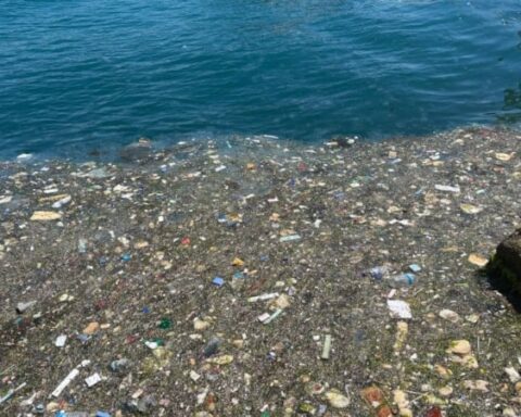 Ortaköy Sahili'nde Deniz Yüzeyindeki Çöpler Vatandaşların Tepkisini Çekti