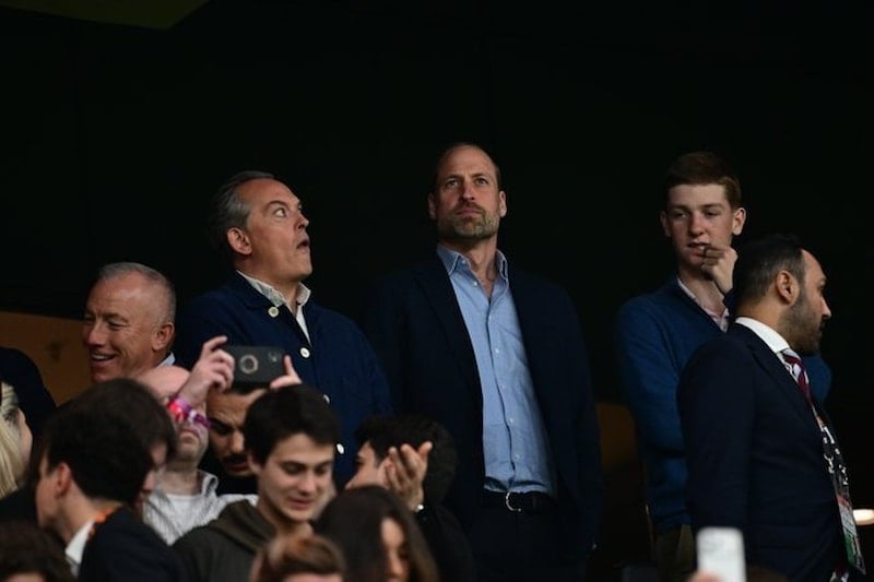 Prens William UEFA Finali'nde Beşiktaş Park Stadyumu'nda Görüntülendi