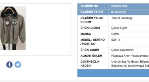 Ticaret Bakanlığı'ndan Çocuk Kıyafetlerine Güvensizlik Uyarısı ve Yasaklama