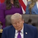 Trump yine kameralar önünde uyukladı