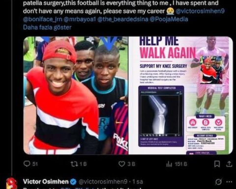Victor Osimhen, Amatör Futbolcu Paul Chukwuebuka'nın Ameliyat Masraflarını Üstlenecek