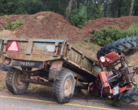 Denizli'de Traktör Kazasında Yaşlı Sürücü Hayatını Kaybetti