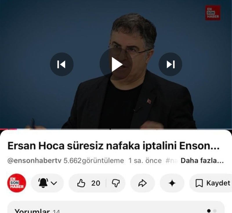 Ersan Şen, Süresiz Nafaka İptalini Değerlendirerek Yeni Düzenlemelerin Gerekliliğine Dikkat Çekti