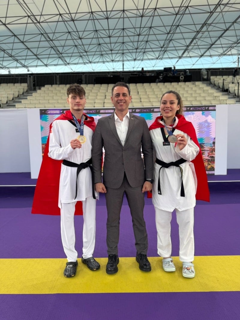 Milli Taekwondocular, Roma'da Altın ve Bronz Madalya Kazandı