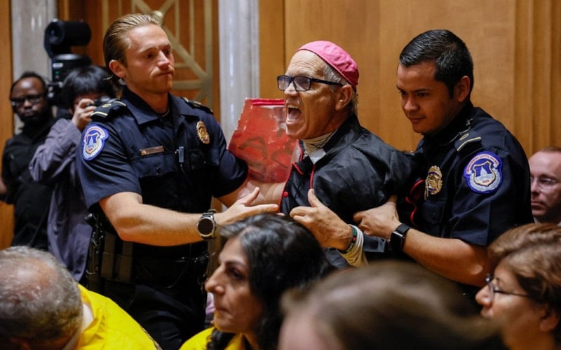 Rubio'nun Konuşması Sırasında İsrail'e Destek Protesto Edildi
